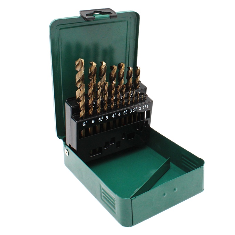 世达 19件套 工具直柄含钴麻花钻 52819