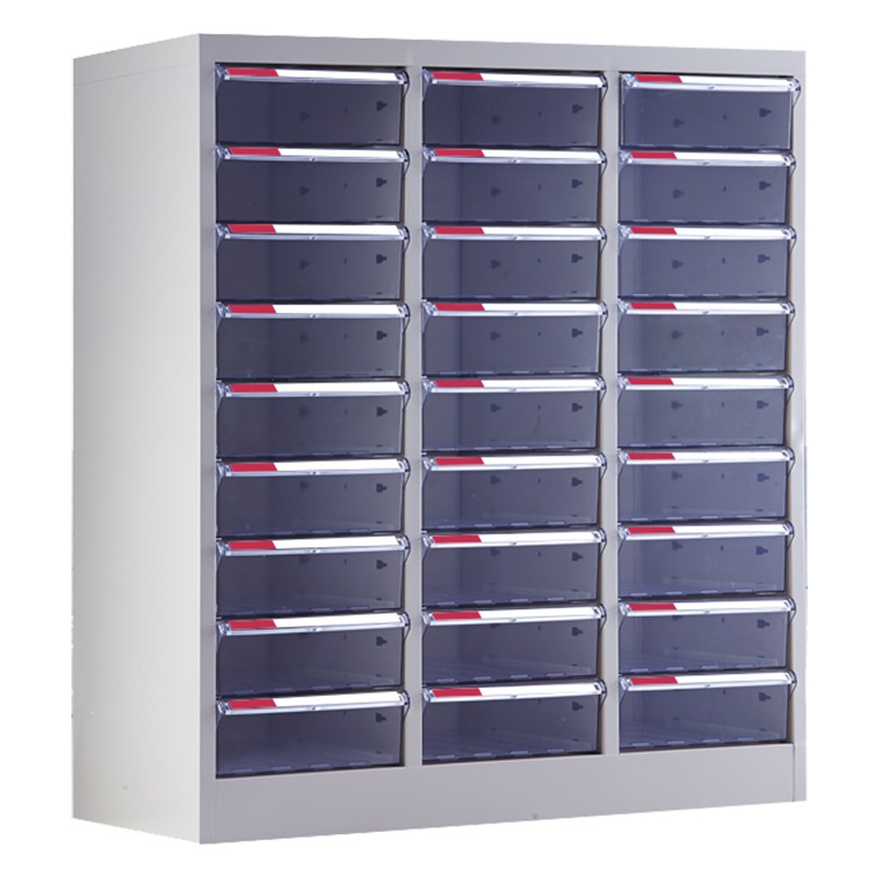 震海 办公柜三排27抽大抽屉a4纸文件柜效率柜抽屉式文件整理柜a4抽屉式档案柜资料柜票据单据柜文档柜