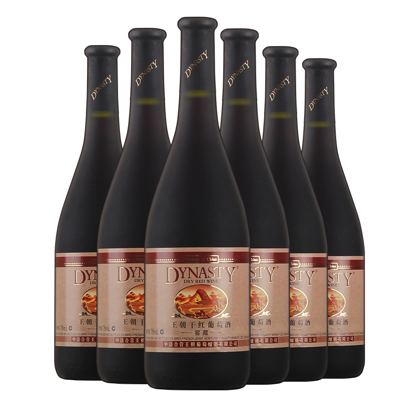王朝(Dynasty) 国产红酒窖藏干红葡萄酒整箱装750ml*6