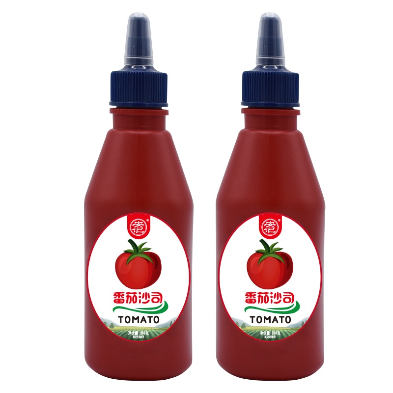 [350g*2瓶]安记挤压式番茄酱番茄沙司家用意面酱番茄沙司寿司薯条汉堡