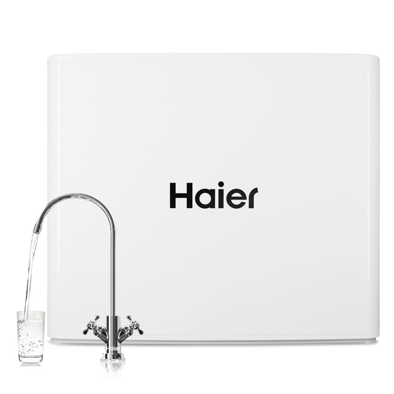 海尔/Haier 净水器 家用 RO反渗透 双出水 直饮 自来水过滤 厨房 直饮净水机 HRO5075-4