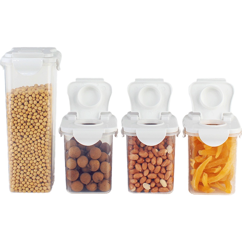 乐亿多加厚四扣密封罐谷物五件套LTGW501