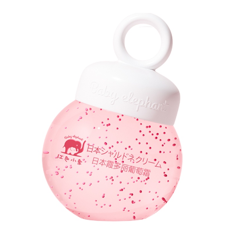 红色小象日本霞多丽葡萄霜130g婴童润肤乳宝宝身体乳保湿乳霜宝宝润肤