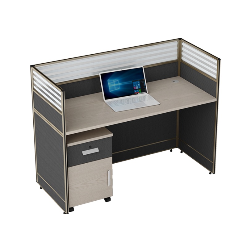 匡大 简约现代板式屏风办公桌1.2米单人位职员桌KD-16L2048