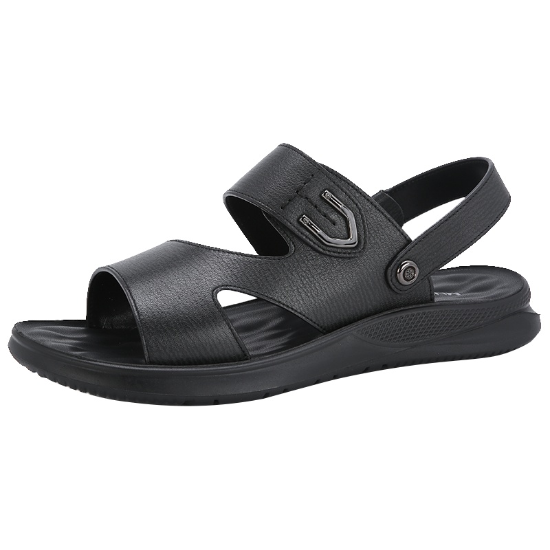 木林森凉鞋2020新款夏季凉拖鞋休闲外穿轻便套脚沙滩鞋男两用露趾