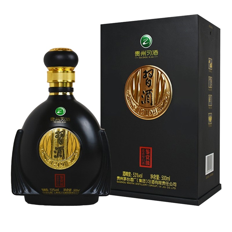 贵州习酒1219淳典鉴赏级酱香型53度白酒单瓶500ML