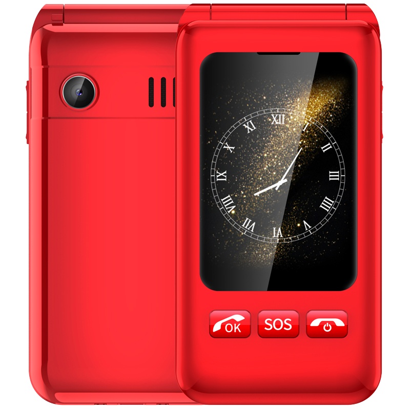 天语(K-Touch)T9S 全网通4G翻盖手机移动联通电信老人手机 双卡双待VoLTE老年机 学生备用功能机