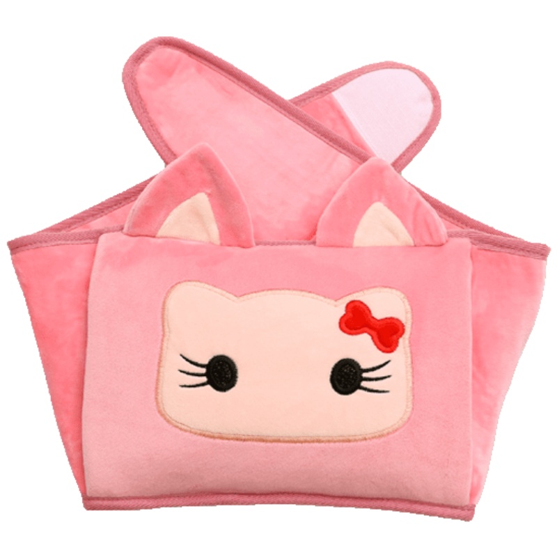 美帮汇热水袋充电防爆暖手宝注水煖宝宝暖肚子毛绒护腰带女小号