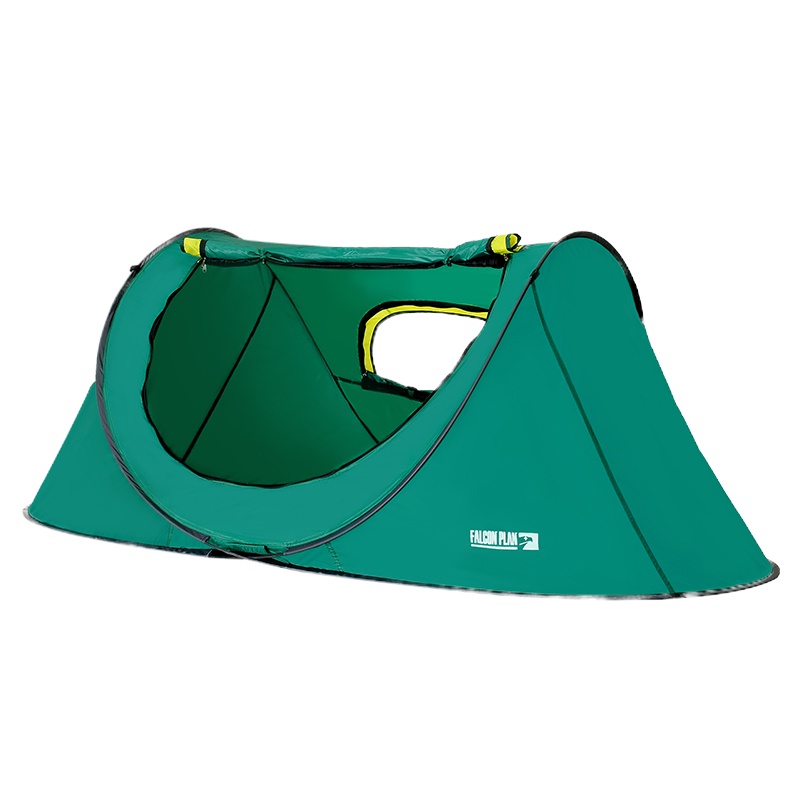 猎鹰计划 Falcon Plan 户外帐篷全自动双人单层手抛帐 野营速开帐篷 1-2人免搭建休闲帐篷军绿色 自驾游装备