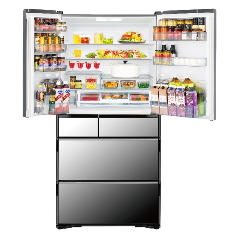 Hitachi/日立R-WXC690KC(X) 日本原装进口 智能APP 670升 触媒真空休眠保鲜 自动制冰 真空保温