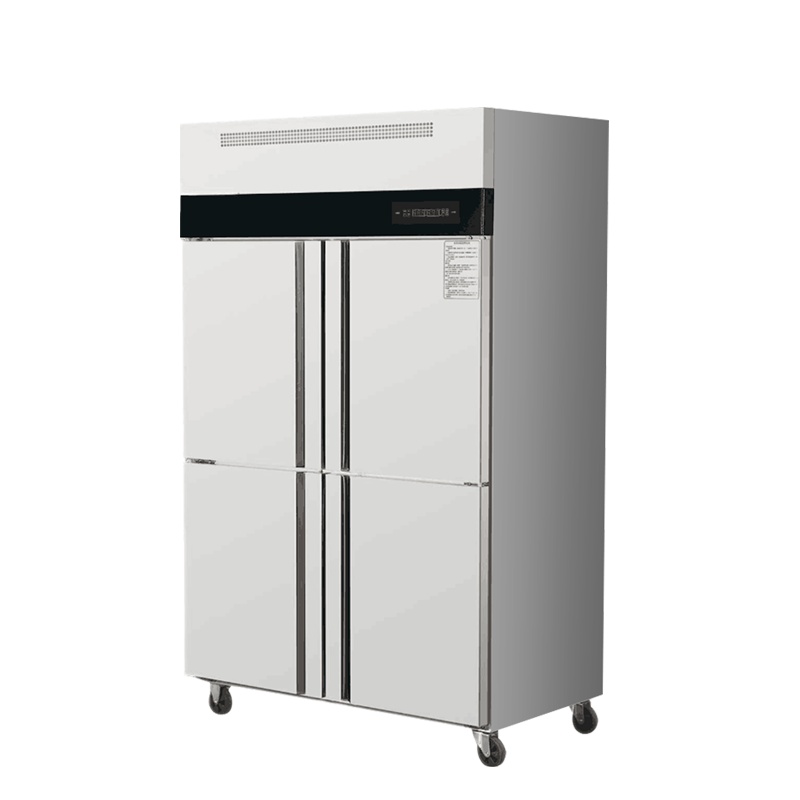 乐创 (lecon)商用四门冰柜 立式大容量厨房酒店冷藏保鲜柜 全冷藏 LC-J-BG401