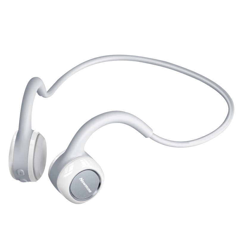 纽曼GE05 黑色16G骨传导蓝牙耳机运动跑步骑行无线感MP3双耳挂脖式挂耳式防水防汗苹果通用耳骨传感