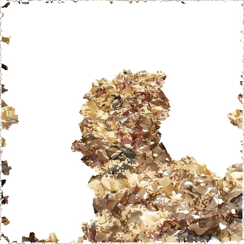 丛林狐(此款为一个平方价格)户外丛林迷彩军迷伪装汽车遮阳观鸟防晒防航拍装饰丛林迷彩款