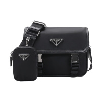 PRADA 普拉达 男士 Re-Nylon尼龙单肩斜挎包带小包2VD034 2DMH