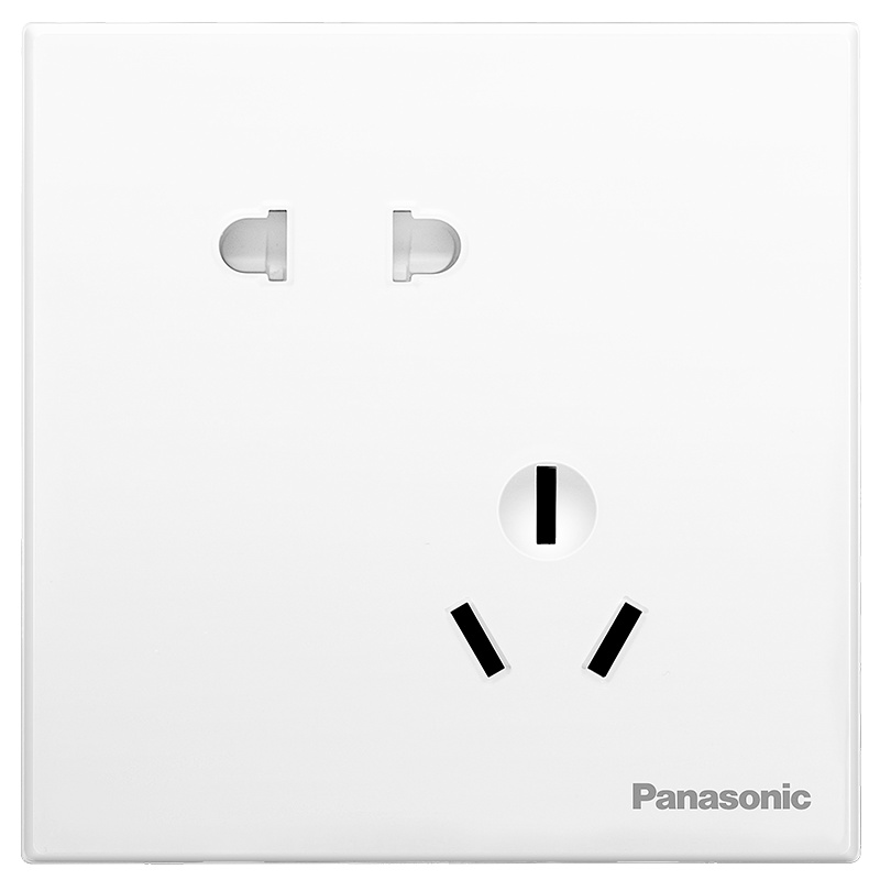 松下悦宸86型家用开关插座面板五孔带USB空调三孔16A一开二开单控双控5孔