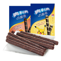 [满199减125元]奥利奥巧脆卷55g盒装宝可梦卡通装巧克力味卷类零食休闲即食小零食