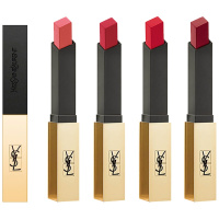 [国内专柜版]圣罗兰细管纯口红限量礼盒 小金条1#呛口辣椒+12#干枯玫瑰+18#葡萄酒红+21#复古正红 赠品牌礼袋