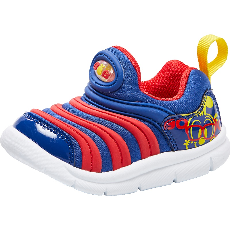 巴布豆house2019秋新款儿童毛毛虫男童运动鞋女童学步鞋