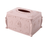 百优汇 小号纸巾盒 创意客厅家用抽纸收纳盒 抽纸盒 颜色随机 1个装(单位:件)