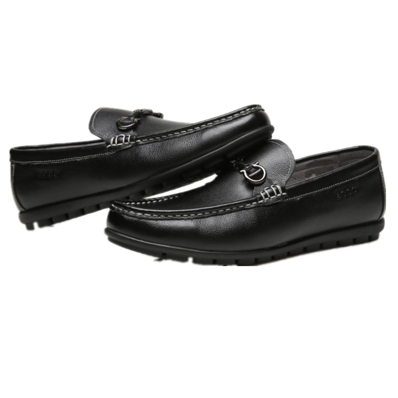 ECCO/爱步男鞋夏季男士英伦一脚蹬懒人鞋套脚豆豆鞋休闲鞋