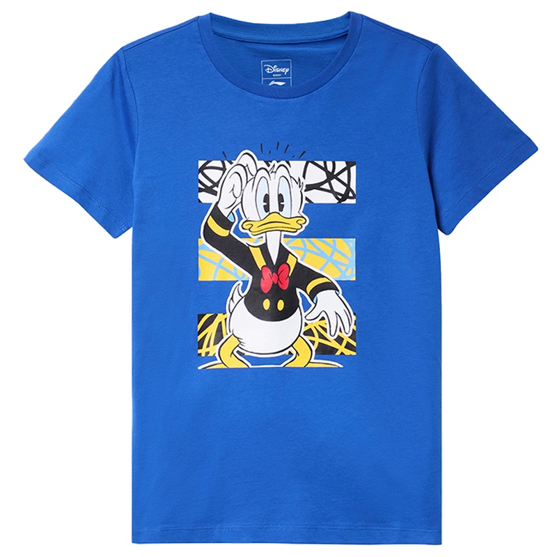 李宁男小大童迪士尼米奇联名款短袖文化衫