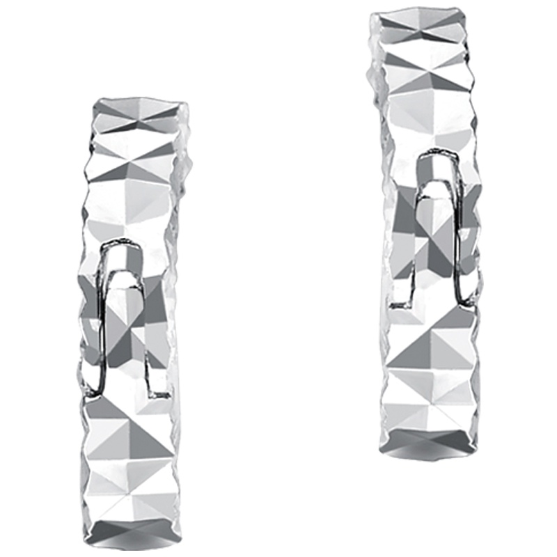 周大福车花PT950铂金耳钉PT144716