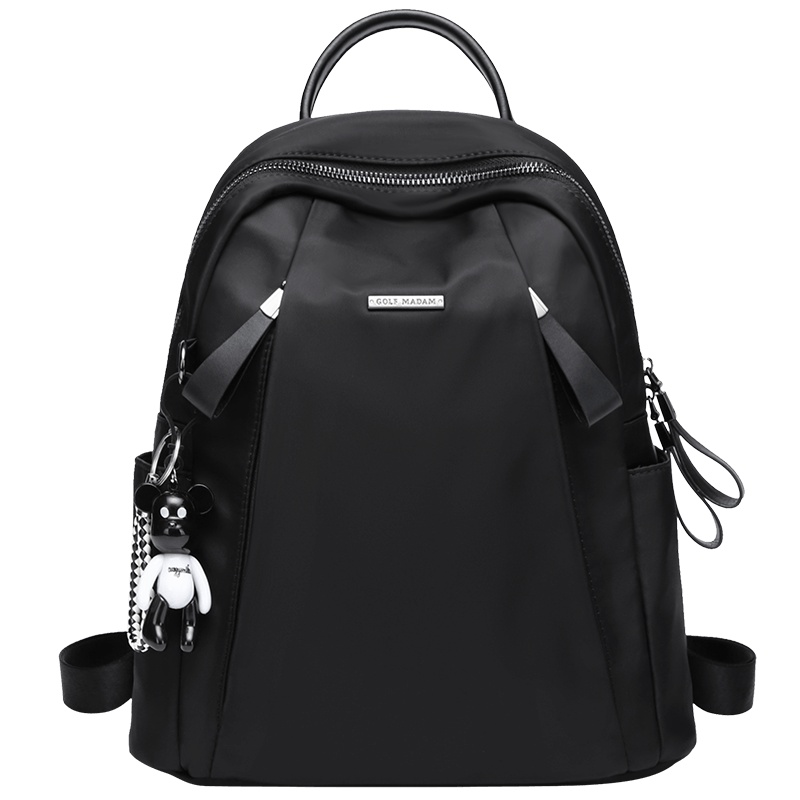 高尔夫GOLF时尚女士背包轻便防泼水双肩包可拆卸吊饰休闲潮流大容量女包