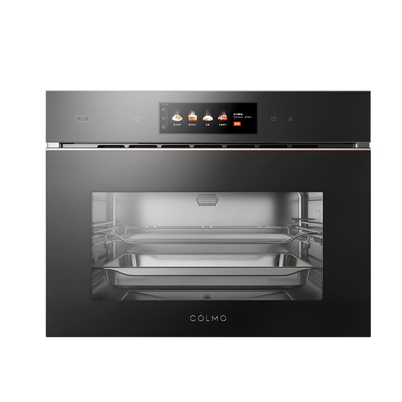 COLMO嵌入式烤箱COTC50家用50L大容量搪瓷内胆7.84寸超大彩屏智能操控一键电动开门360℃立体烘烤