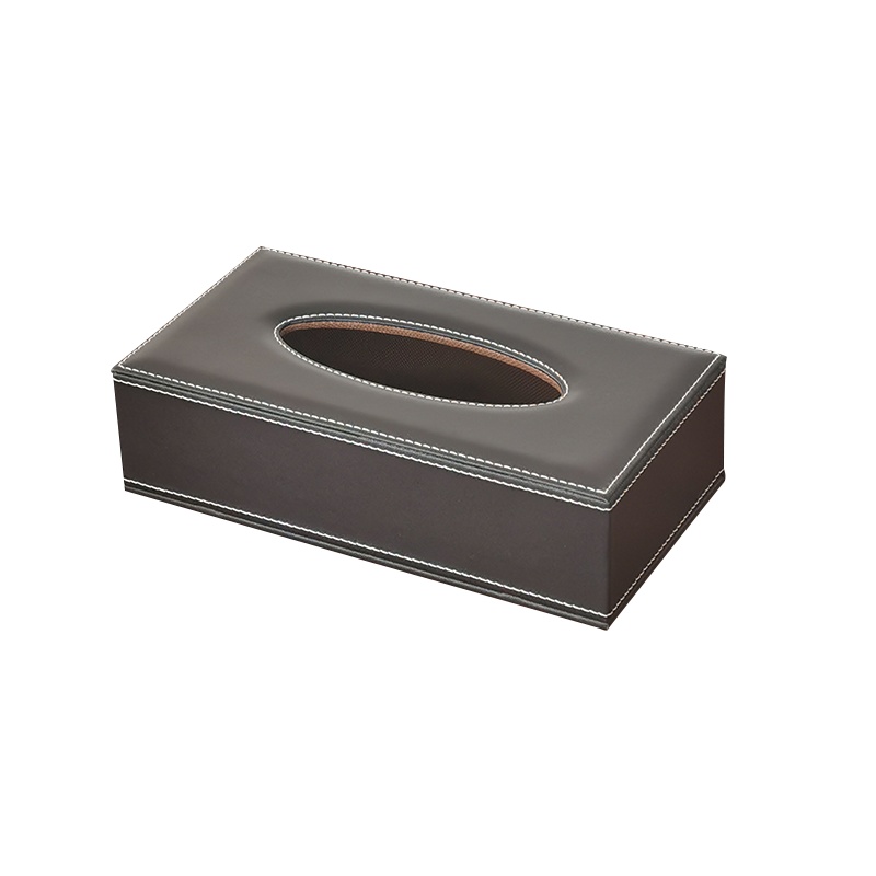 港迪豪餐巾纸盒桌面皮革抽纸盒定制 ZH-1313D/个