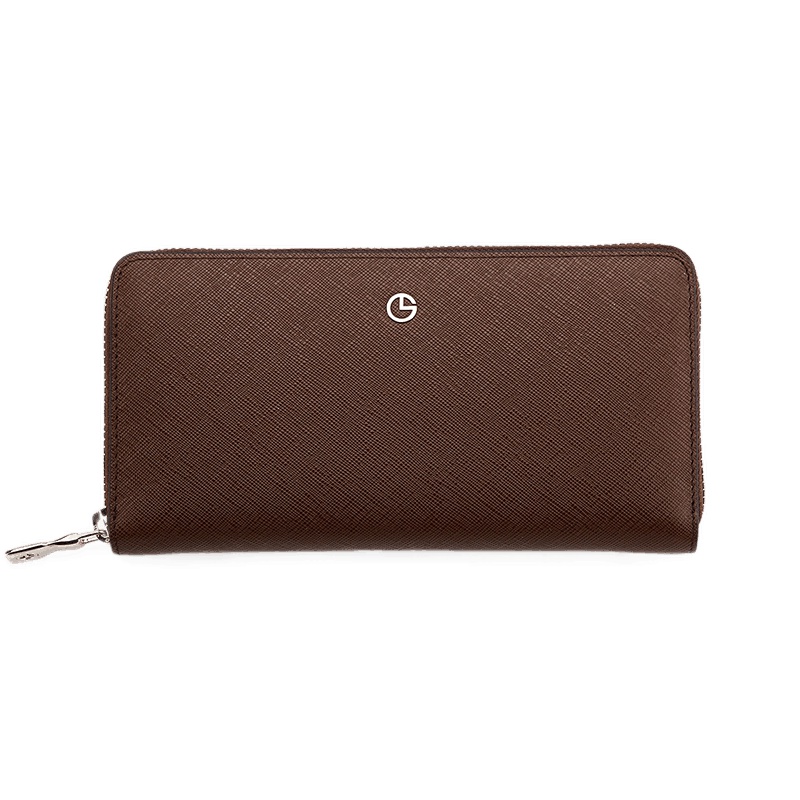 金利来男士手拿包新款时尚头层牛皮商务休闲手拿包