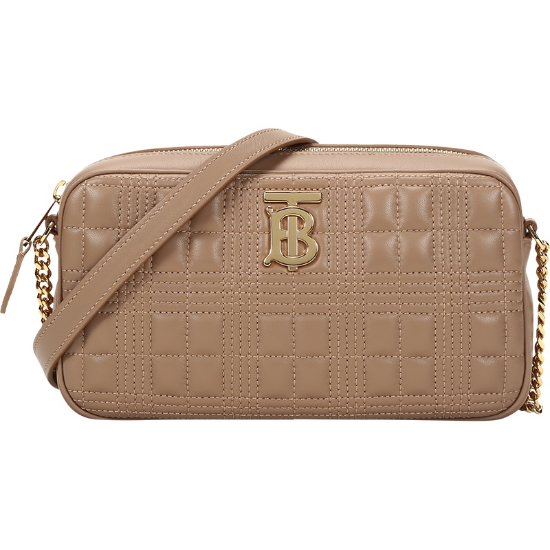 BURBERRY 博柏利/巴宝莉 女款皮革单肩斜挎包相机包 80217391