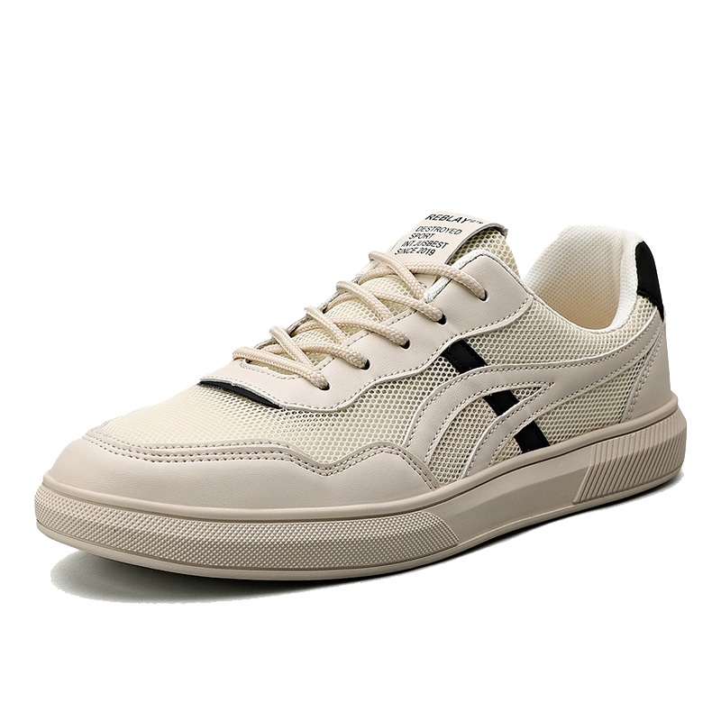 艾斯臣ACESC 男士休闲鞋透气板鞋男小白鞋男网鞋男鞋子男鞋