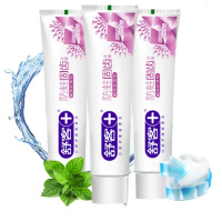 舒克 防蛀固齿牙膏180g 3支装
