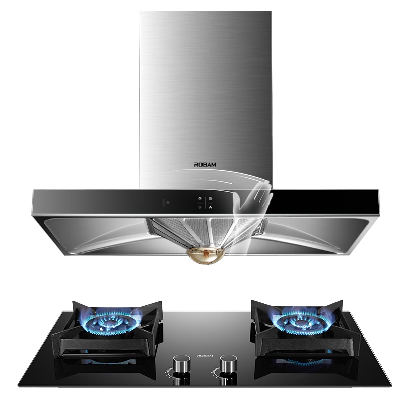 老板(ROBAM)油烟机烟灶套餐欧式抽油烟机燃气灶烟灶套装67X2H+37B5X液化气吸油烟机灶具厨电套装
