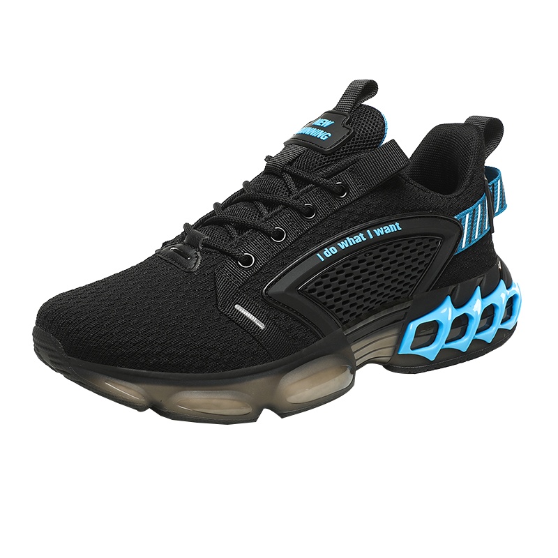 妖艺秋冬新款运动鞋飞织百搭潮男鞋爆米花软底旅游鞋实体供应鞋子