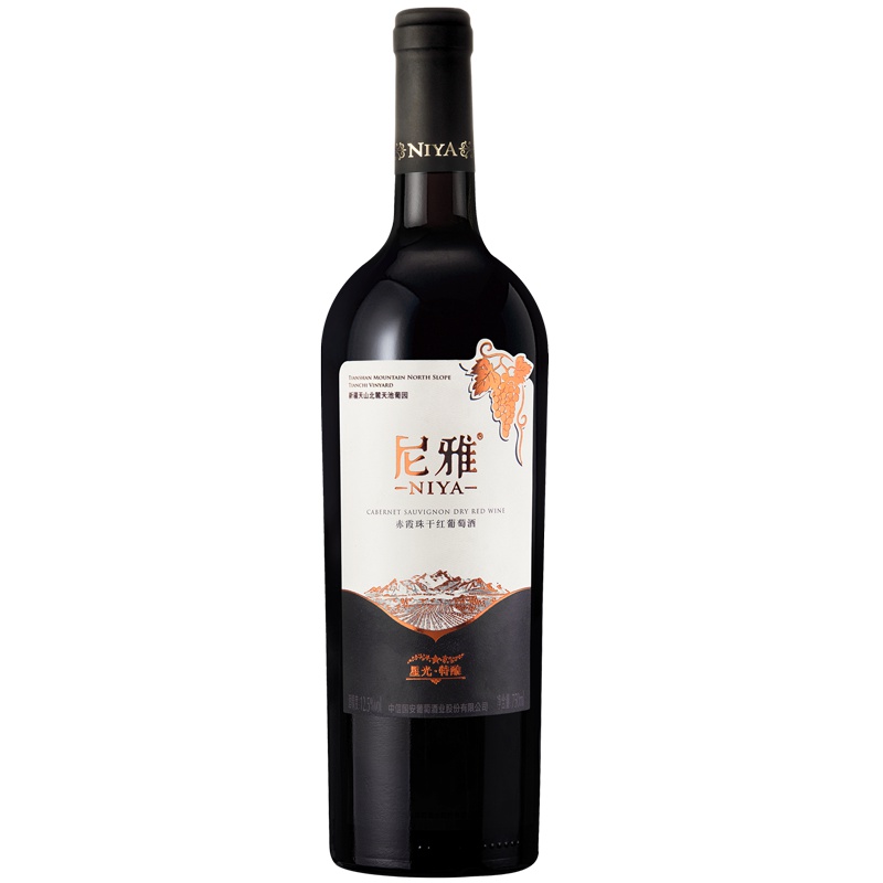 尼雅（NIYA）红酒 星光特酿赤霞珠干红葡萄酒750ml 干红单支