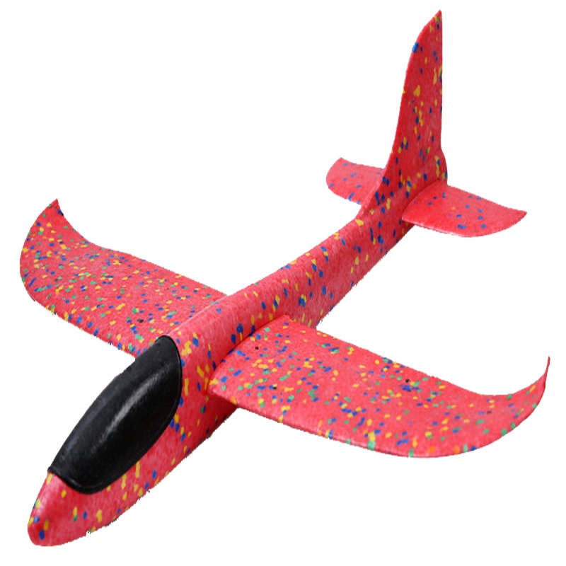 【买1送1】手抛泡沫飞机手掷航模儿童玩具户外亲子特技飞机模型