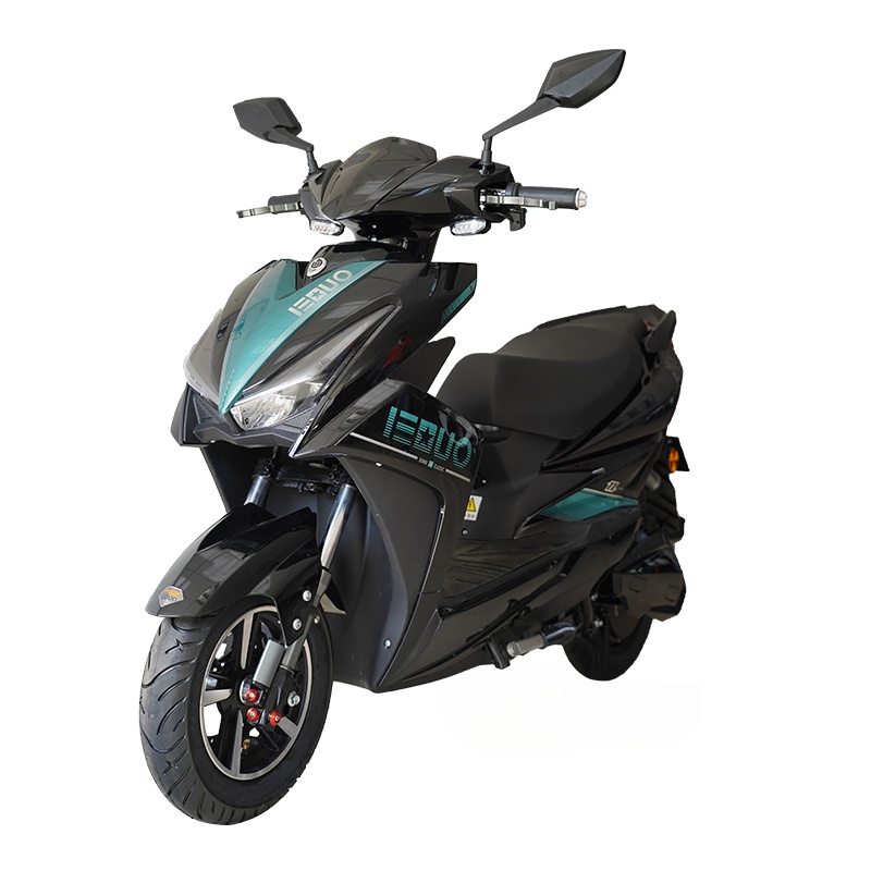 小刀电动车 一多(ieduo)电动车 新款72v32ah轻便电摩真空胎液压减震 S2 极黑