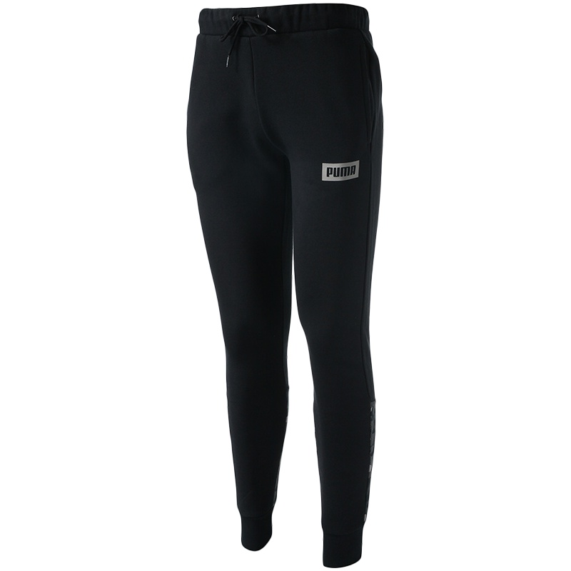 【自营】彪马PUMA男裤运动长裤冬绒里收口85075901 S 85075901黑色