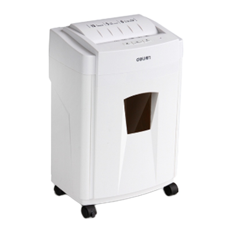 得力(deli) 9955碎纸机 新款时尚家用碎8张颗粒状可碎钉书针财务办公用品