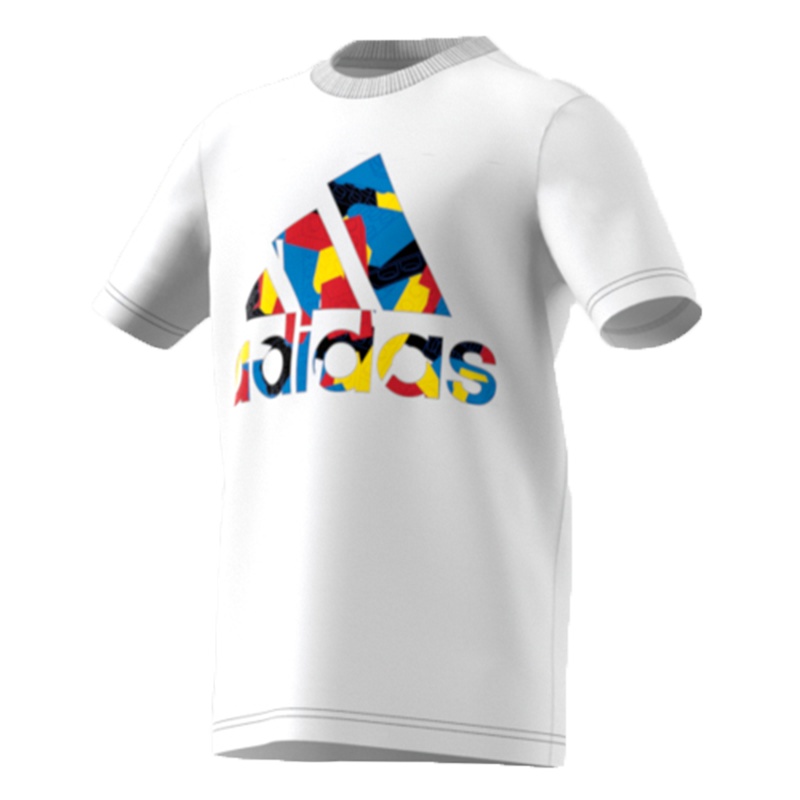 Adidas阿迪达斯 童装 2021夏季新款 舒适大童装训练运动短袖T恤