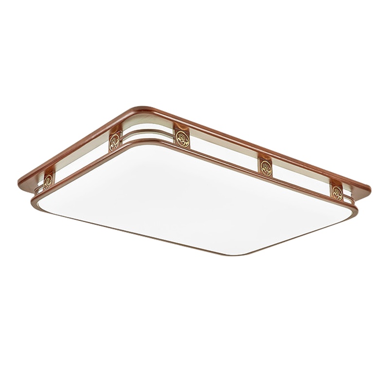 【环森】中式客厅灯实木海棠木中式灯具套餐家用吸顶灯中国风简约led灯卧室灯饰书房大灯红红火火15m²-30m²