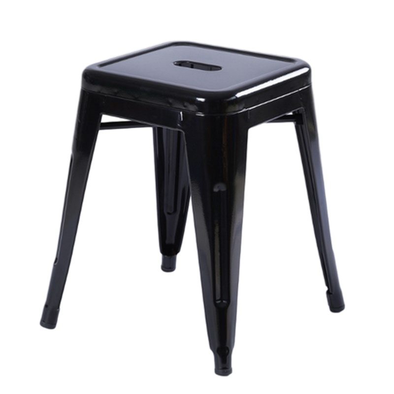 逐鹿中原铁皮凳子时尚创意高脚餐桌凳酒吧前台椅简约欧式铁艺凳TY192餐厅等位椅 多色可选 颜色备注