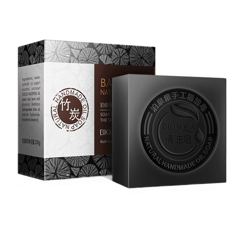 [买2送1]竹炭吸黑精油皂100克