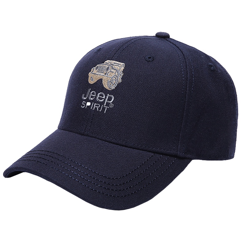 JEEP吉普正品棒球帽男绣花帽子四季鸭舌帽情侣运动户外休闲嘻哈帽