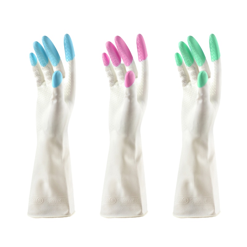 洗碗家务手套 橡胶胶皮厨房乳胶耐用薄款洗衣服防水护肤清洁手套