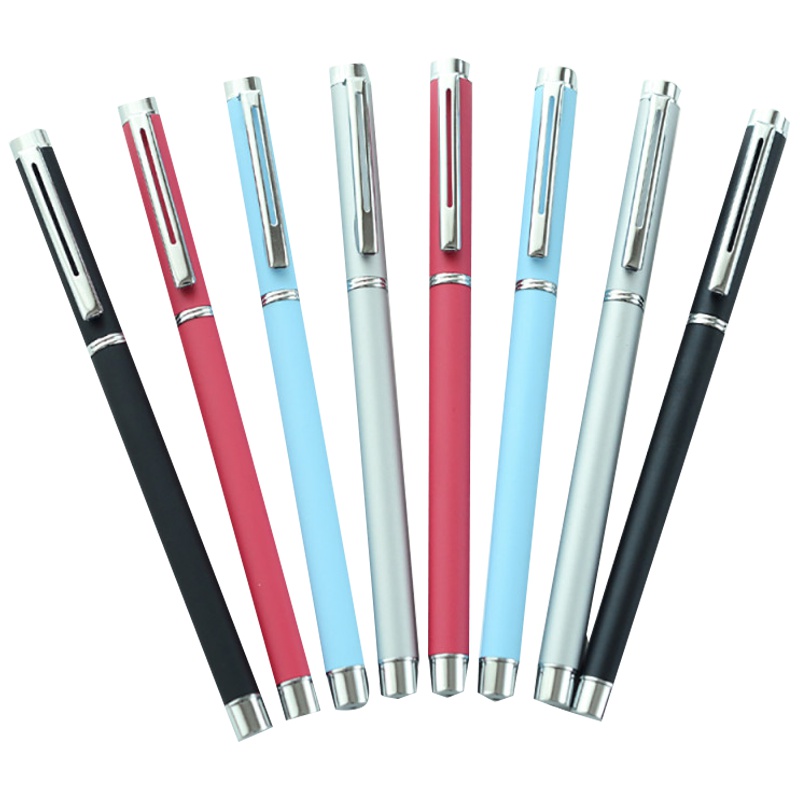 晨光(M&G)AGPA1201黑色中性笔 0.5mm 商务金属签字笔 磨砂杆宝珠笔 水笔 学生练字笔 书写笔类