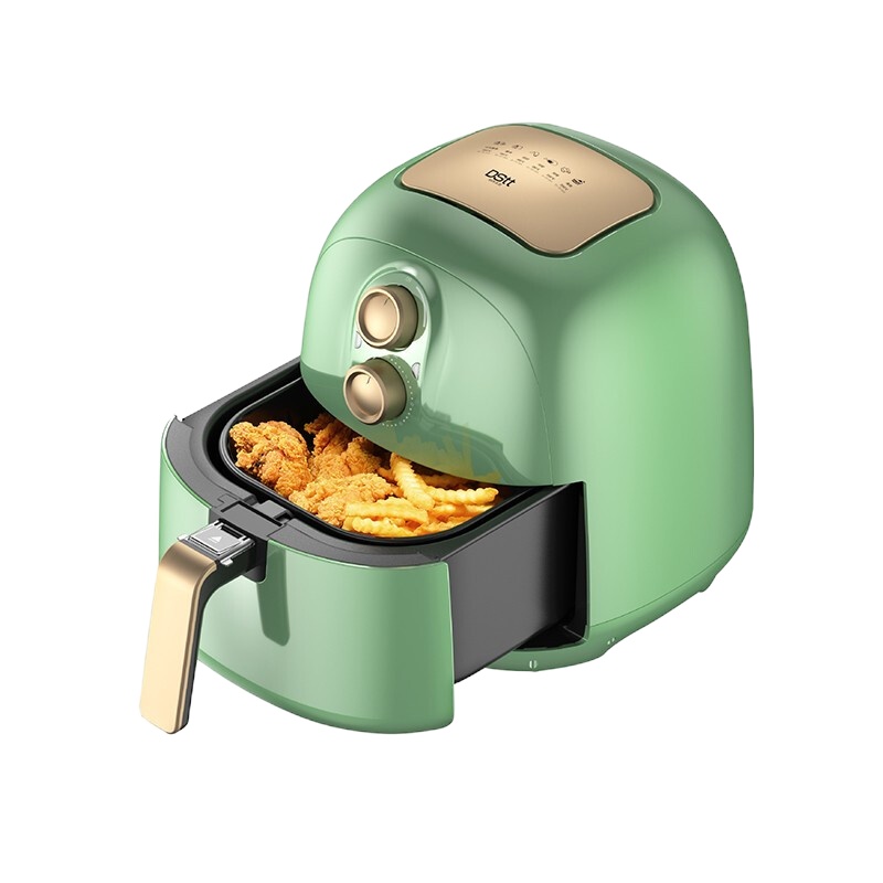 都市太太莫兰迪无油空气炸锅4.5升 绿色