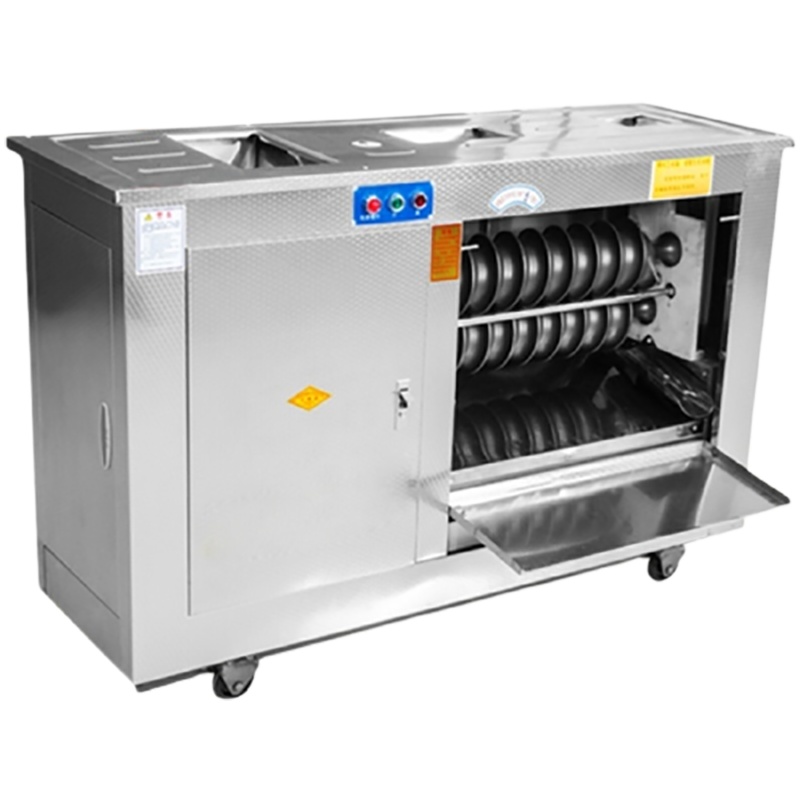 大型全自动对辊馒头机商用新款不锈钢圆馒成型一体机不粘辊输面机_不锈钢馒头机220V