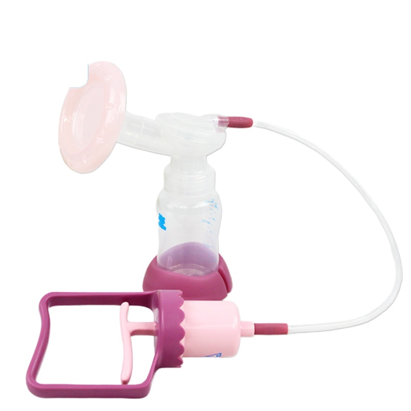 小白熊手动吸奶器 手动吸乳器抽拉式产妇吸乳拔奶器HL-0613手动挤奶器